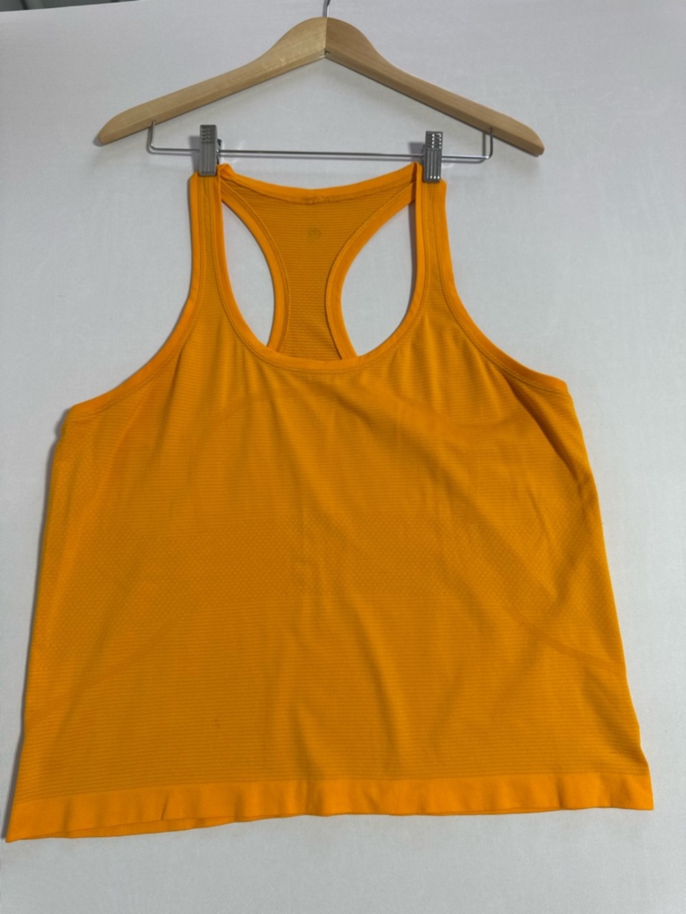 Lululemon Bright orange Racerback Tank Top